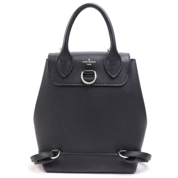 Louis Vuitton LockMe Mini Backpack Noir Taurillon Calfskin Leather - Picture 2 of 12